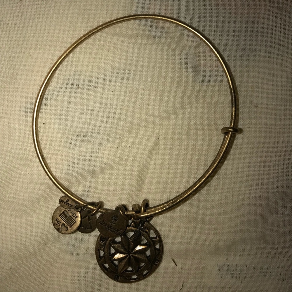 Gold Alex and Ani bracelet